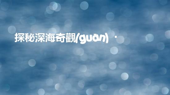 探秘深海奇觀(guān)！水下機(jī)器人揭開(kāi)神秘海底世界的面紗！